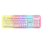 Ant Esports MK3400 Pro V3 Mechanical Gaming Keyboard with Red Switches (White)