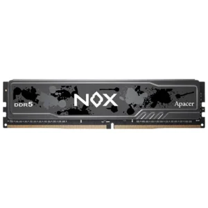 Apacer NOX 32GB DDR5 5600MHz UDIMM Desktop RAM (AH5U32G56C522MBAA-1) – CL40 Gaming Memory