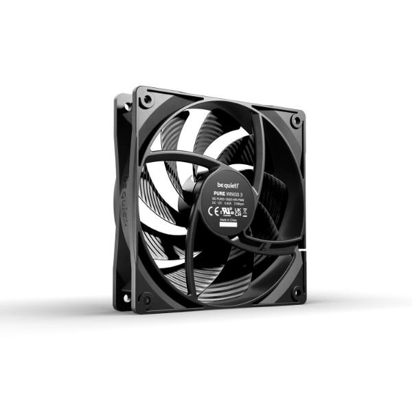 be quiet! Pure Wings 3 120mm High Speed PWM Black Fan