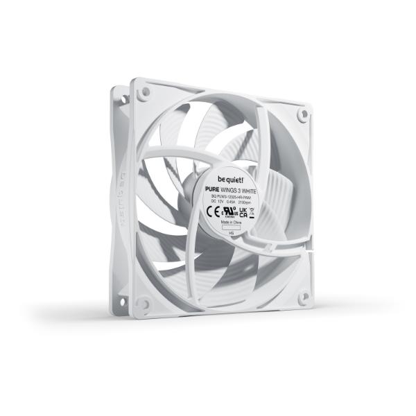 be quiet! Pure Wings 3 120mm High Speed PWM White Fan be quiet! Pure Wings 3 120mm High Speed PWM White Fan