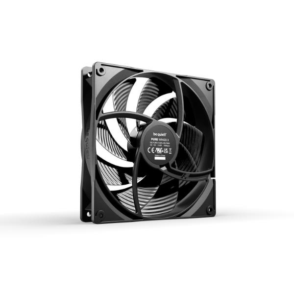 be quiet! Pure Wings 3 140mm High Speed PWM Black Fan