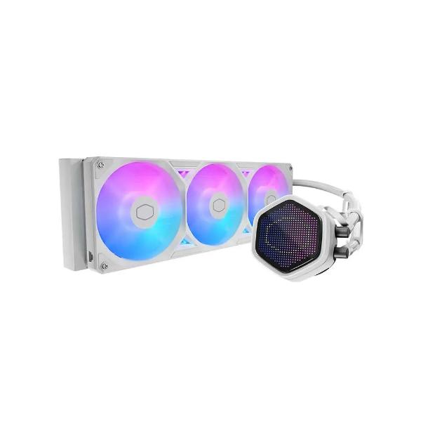 Cooler Master MasterLiquid Atmos II Pixel LED 360mm CPU Liquid Cooler White Cooler Master MasterLiquid Atmos II Pixel LED 360mm CPU Liquid Cooler White