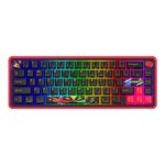 Cosmic Byte Arcturus 65 Tri-Mode Gasket Hot Swappable Mechanical Switch Keyboard (Black Red)