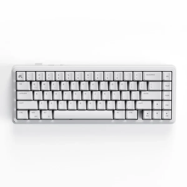 Cybeart Akula 65 Compact 65% Tri-Mode Wireless RGB Mechanical Keyboard | Hot-Swappable | White Cybeart Akula 65 Compact 65% Tri-Mode Wireless RGB Mechanical Keyboard | Hot-Swappable | White