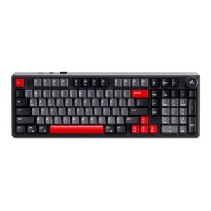 Cybeart Akula 99 – Compact Full Size Wireless RGB Mechanical Keyboard (Signature Edition – Black/Red/Gray)