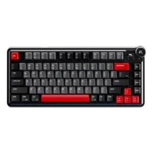 Cybeart Nighthawk 75 Signature Edition 75% Tri-Mode Wireless RGB Mechanical Gaming Keyboard | Hot-Swappable | Black/Red/Gray
