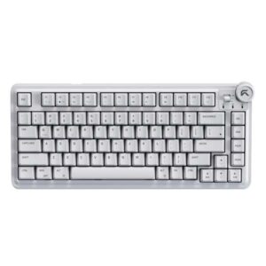 Cybeart Nighthawk 75 – TKL Wireless RGB Mechanical Keyboard (White)