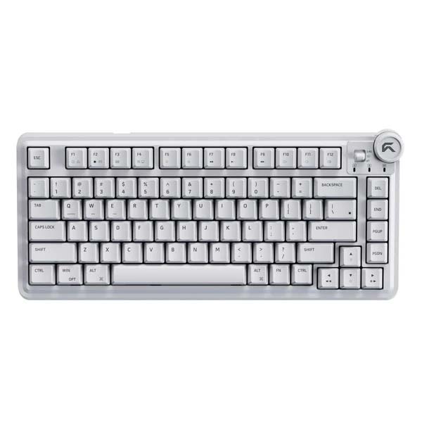 Cybeart Nighthawk 75 – TKL Wireless RGB Mechanical Keyboard (White) Cybeart Nighthawk 75 – TKL Wireless RGB Mechanical Keyboard (White)