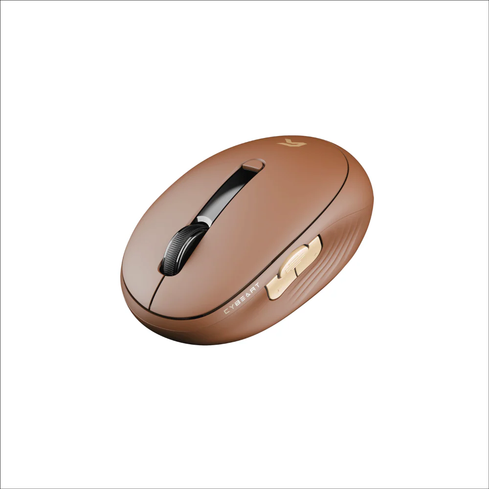 CYBEART Pocket Wireless Ergonomic productivity Mouse (Mocha) (2400DPI / 7 Macro Buttons) CYBEART Pocket Wireless Ergonomic productivity Mouse (Mocha) (2400DPI / 7 Macro Buttons)