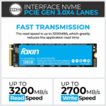 Foxin FX 128GB NVMe SSD M.2 PCIe Gen3 3200MB/s Internal ( FX 128 Express NVMe ) Foxin FX 128GB NVMe SSD M.2 PCIe Gen3 3200MB/s Internal ( FX 128 Express NVMe )
