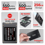 Foxin FX 256GB PRO SATA III SSD 2.5 Inch Internal ( FX 256 PRO )