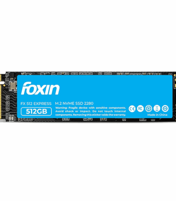 Foxin FX 512GB NVMe SSD M.2 PCIe Gen3 3200MB/s Internal (FX-512 Express)