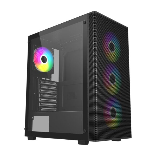 FSP M220 PC Case – Stylish & Practical Desktop Cabinet Black FSP M220 PC Case – Stylish & Practical Desktop Cabinet Black