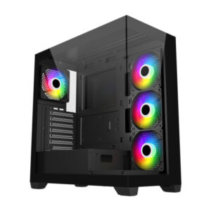 FSP M340 PC Cabinet – Modern Design & Practical Performance Black