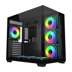 FSP M341 PC Cabinet – Sleek Design & Practical Performance Black