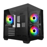FSP S140 ARGB Micro Black Gaming Cabinet – Compact & Stylish PC Case FSP S140 ARGB Micro Black Gaming Cabinet – Compact & Stylish PC Case
