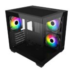 FSP S140 ARGB Micro Black Gaming Cabinet – Compact & Stylish PC Case FSP S140 ARGB Micro Black Gaming Cabinet – Compact & Stylish PC Case