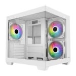 FSP S140 ARGB Micro White Gaming Cabinet – Compact & Stylish PC Case