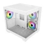 FSP S140 ARGB Micro White Gaming Cabinet – Compact & Stylish PC Case FSP S140 ARGB Micro White Gaming Cabinet – Compact & Stylish PC Case