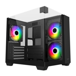 FSP S190 ARGB Micro Gaming Cabinet – Compact & Stylish PC Case Black