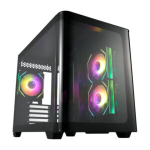 FSP S380 PC Cabinet – Modern Stylish & Durable Computer Case Black