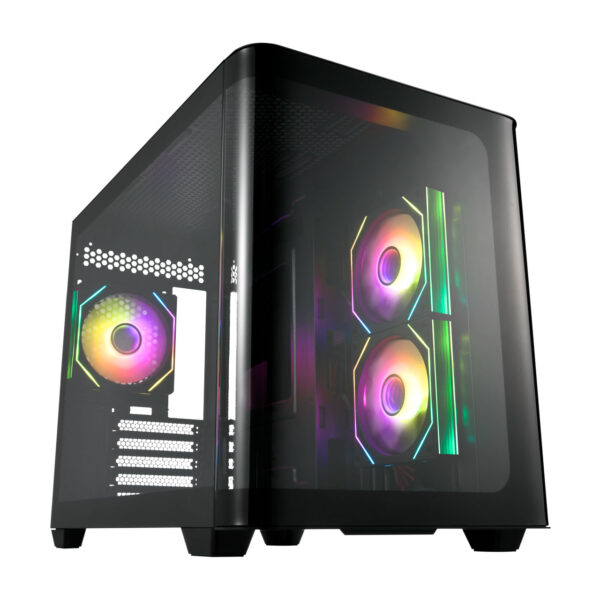 FSP S380 PC Cabinet – Modern Stylish & Durable Computer Case Black
