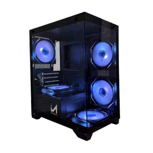 ICEMASTER DYNAMITE X5 M-ATX Mid-Tower Gaming Cabinet With SMPS (Black) ICEMASTER DYNAMITE X5 M-ATX Mid-Tower Gaming Cabinet With SMPS (Black)