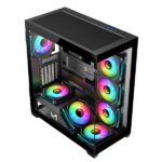 ICEMASTER DYNAMITE X7 E-ATX Mid-Tower Gaming Cabinet Without SMPS (Black)