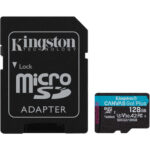 Kingston 128GB Canvas Go Plus UHS-I microSDXC Memory Card with SD Adapter