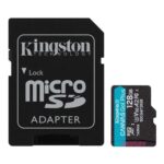 Kingston Canvas Go Plus microSD Memory Card 128GB with Adapter