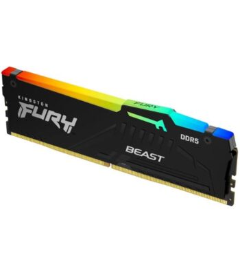Kingston Fury Beast Black RGB Expo 32GB 6000MT/s DDR5 CL30 DIMM Desktop Gaming Memory Single Module