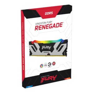 Kingston FURY Renegade RGB 32GB (2x16GB) 7200MT/s DDR5 CL38 DIMM Desktop Memory
