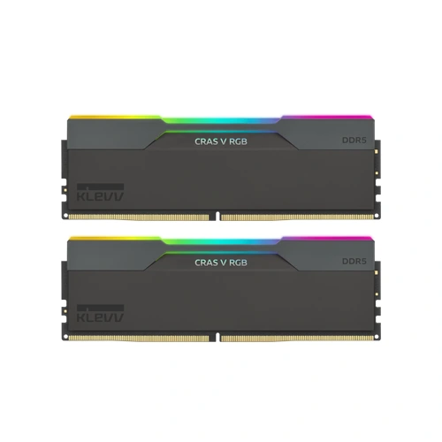 Klevv CRAS V RGB 64GB (32GBx2) 6000MHz CL30 DDR5 RAM Klevv CRAS V RGB 64GB (32GBx2) 6000MHz CL30 DDR5 RAM