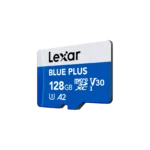 Lexar 128GB BLUE PLUS microSDHC™/microSDXC™ UHS-I Card | C10 A2 V30 U3, upto 170MB/s Read | 10 Year Limited Warranty (LMSBLPL128G-BNANG)