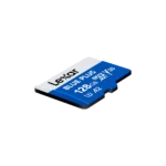 Lexar 128GB BLUE PLUS microSDHC™/microSDXC™ UHS-I Card | C10 A2 V30 U3, upto 170MB/s Read | 10 Year Limited Warranty (LMSBLPL128G-BNANG)