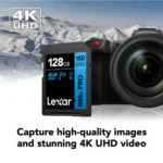 Lexar 128GB High-Performance 800x PRO SDXC UHS-I | Up to 150MB/s Read, 45MB/s Write | V30 | 4K UHD | LSD0800P128G-BNNNG