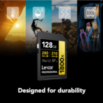 Lexar 128GB Professional 1800x GOLD Series SDXC UHS-II | A2 V60 U3 C10, upto 280MB/s read & 210MB/s write, Limited Lifetime Warranty | LSD1800128G-BNNNG