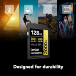 Lexar 128GB Professional 2000x SDXC UHS-II Card V90 U3 C10 | Up to 300MB/s Read & 260MB/s Write | Limited Lifetime Warranty | LSD2000128G-BNNNG