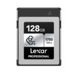 Lexar 128GB Professional CFexpress Type B SILVER Card | Up to 1750MB/s Read & 1300MB/s Write | 10 Years Limited Warranty | LCXEXSL128G-RNENG