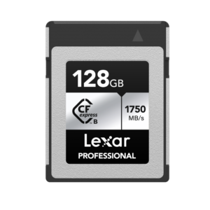 Lexar 128GB Professional CFexpress Type B SILVER Card | Up to 1750MB/s Read & 1300MB/s Write | 10 Years Limited Warranty | LCXEXSL128G-RNENG