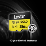 Lexar 128GB Professional GOLD | microSDXC™ UHS-II Card | upto 280MB/s read & 100MB/s write, 10Years Limited Warranty | LMSGOLD128G-BNNNG
