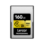 Lexar 160GB Professional GOLD CFexpress 2.0 Type A Card | Up to 900MB/s Read & 800MB/s Write | PCIe 3.0×2 | 700MB/s Sustained | VPG400 | Limited Lifetime Warranty |…