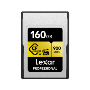 Lexar 160GB Professional GOLD CFexpress 2.0 Type A Card | Up to 900MB/s Read & 800MB/s Write | PCIe 3.0×2 | 700MB/s Sustained | VPG400 | Limited Lifetime Warranty |…