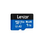Lexar 1TB MicroSD Blue | MicroSDXC UHS Class 3 | 160 MB/s – Compatible Memory Card for Mobile & Camera | LMSBLUE001T-BNANG