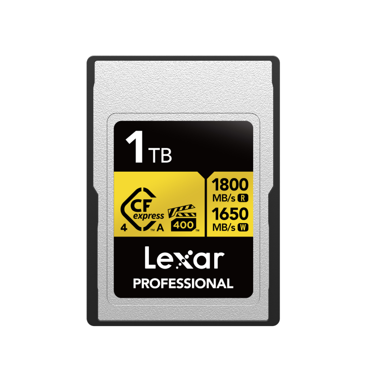 Lexar 1TB Professional GOLD CFexpress 4.0 Type A Card | Up to 1800MB/s Read & 1650MB/s Write | 1400MB/s Sustained | PCIe 4.0 | VPG400 | Limited Lifetime Warranty |… Lexar 1TB Professional GOLD CFexpress 4.0 Type A Card | Up to 1800MB/s Read & 1650MB/s Write | 1400MB/s Sustained | PCIe 4.0 | VPG400 | Limited Lifetime Warranty |…