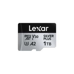 Lexar 1TB SILVER PLUS microSDXC™ UHS-I Card U3, V30, A2, C10 – Ideal For Camera & Mobile | upto 205MB/s read & 150MB/s write | Limited Lifetime Warranty | LMSSIPL001T-BNANG