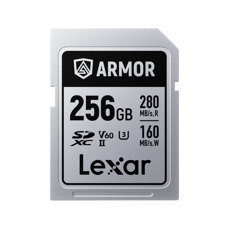 Lexar 256GB ARMOR SILVER PRO SDXC UHS-II Card V60 U3 C10 | Up to 280MB/s Read & 160MB/s Write | Lifetime Warranty | LSDAMSP256G-RNNNG Lexar 256GB ARMOR SILVER PRO SDXC UHS-II Card V60 U3 C10 | Up to 280MB/s Read & 160MB/s Write | Lifetime Warranty | LSDAMSP256G-RNNNG