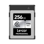 Lexar 256GB Professional CFexpress Type B SILVER Card | Up to 1750MB/s Read & 1300MB/s Write | 10 Year Limited Warranty | LCXEXSL256G-RNENG