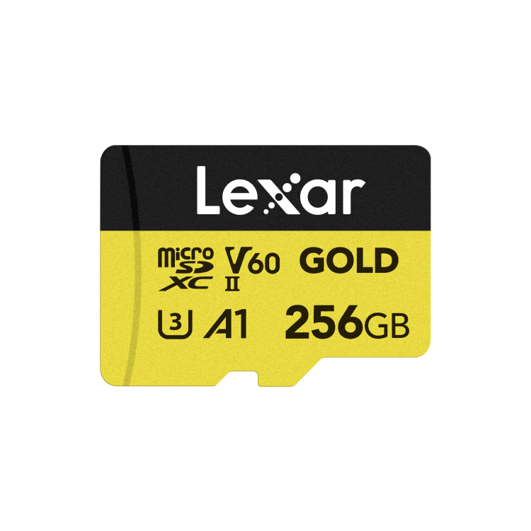 Lexar 256GB Professional GOLD | microSDXC™ UHS-II Card | upto 280MB/s read & 180MB/s write, 10Years Limited Warranty | LMSGOLD256G-BNNNG Lexar 256GB Professional GOLD | microSDXC™ UHS-II Card | upto 280MB/s read & 180MB/s write, 10Years Limited Warranty | LMSGOLD256G-BNNNG