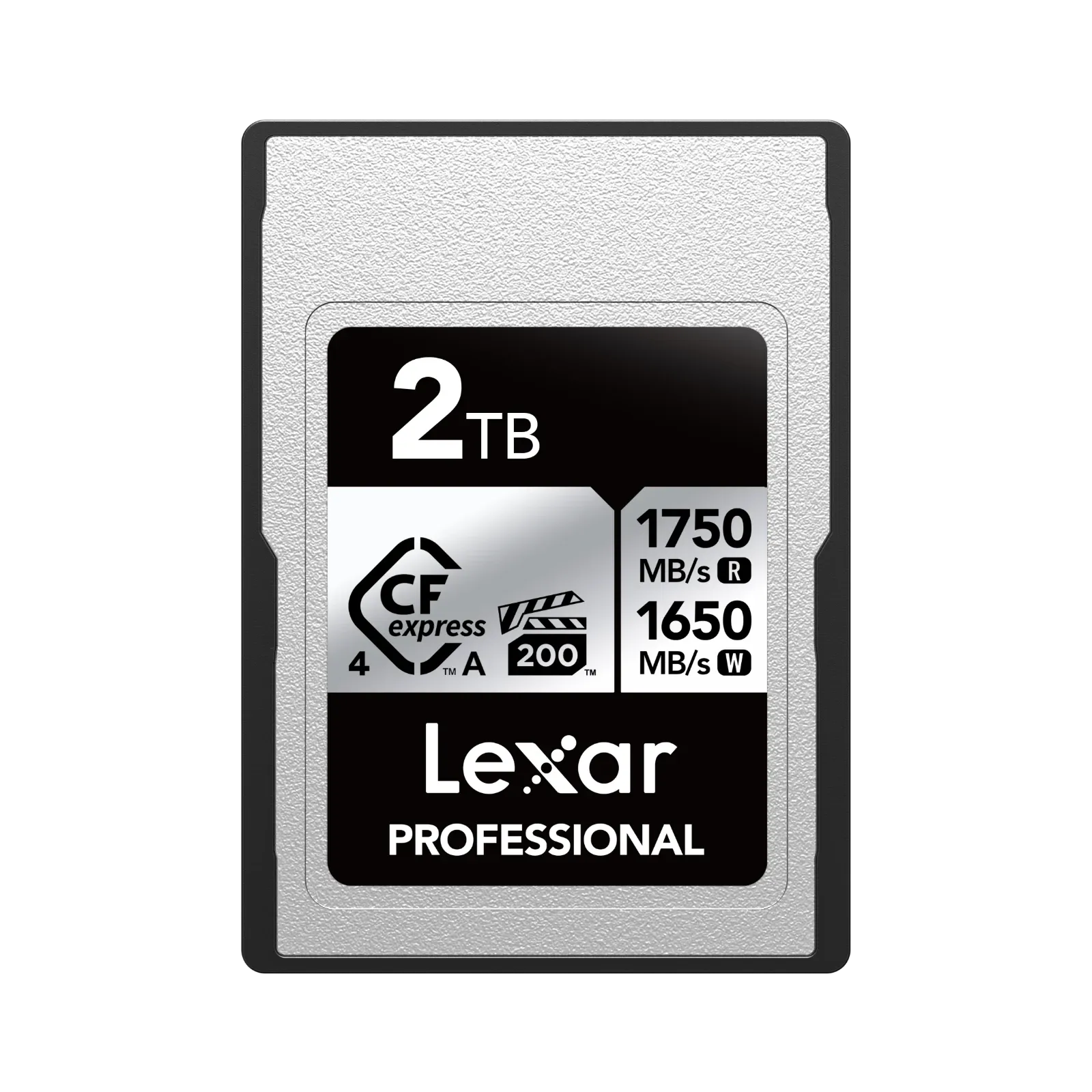 Lexar 2TB Professional SILVER CFexpress 4.0 Type A Card | Up to 1750MB/s Read & 1650MB/s Write | PCIe 4.0 | Limited Lifetime Warranty | LCAEXS4002T-RNENG Lexar 2TB Professional SILVER CFexpress 4.0 Type A Card | Up to 1750MB/s Read & 1650MB/s Write | PCIe 4.0 | Limited Lifetime Warranty | LCAEXS4002T-RNENG